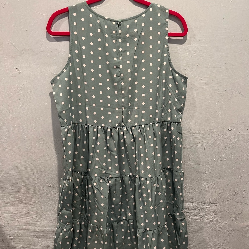 Never worn polka dot dress